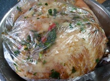 step2: 用食物袋裝起放入雪櫃