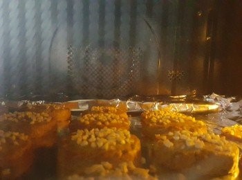 step9: 再放入水波爐或焗爐內，烤焗15-20分鐘。