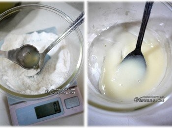 step2: 3 把檸檬汁一點點 一點點加入後邊拌勻，直到調到自己喜歡的濃稠度為止