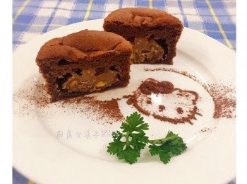 step13: 烤好時，內餡是流動的，放冷後則是半凝固；而冰過後則像冰淇淋一樣，三種風味都好好吃喔～～
