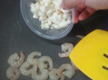 step15: 加入馬蹄粒炒勻