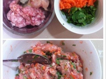 step1: 將全部材料混合均勻，置冰箱30分鐘待用。