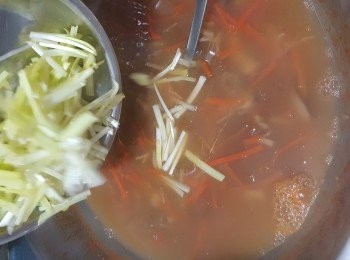 step13: 加入韮王煮滾