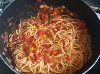 step7: 拌勻煮至收汁即可。