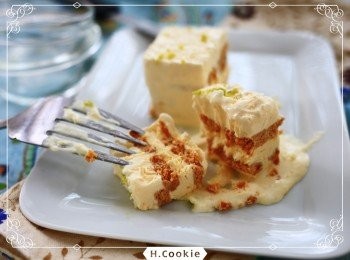 step6: 食用前可再撒一點檸檬皮，更可以增加香氣唷！