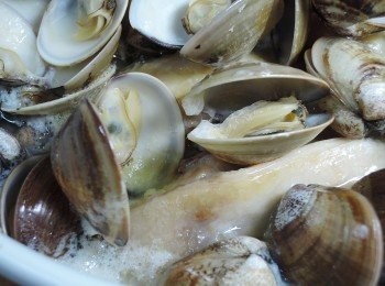 step5: 這鍋可算是山珍與海味的結合喔!!!