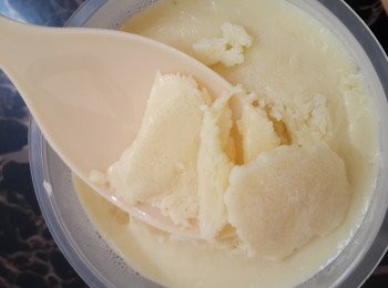 step11: 放入冰格後的布丁變成榴槤雪糕都好正！大家可以因自己的口味而選擇哦