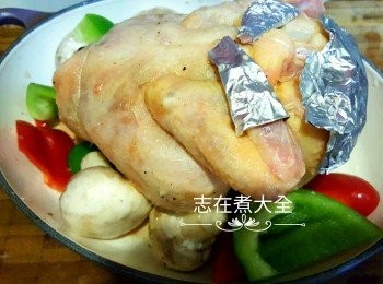 step5: 焗爐200度預熱10分鐘，焗盤放上蔬菜及雞，<a href="https://bit.ly/3EZL8dD" target="_blank" data-keyword="雞胸" class="guide-link"><strong>雞胸</strong></a> <span style="display:inline-block;vertical-align:middle;margin-top:-3px;color:initial;border-radius:3px;padding:2px 3px;font-size:12px;line-height:14px;background:#87d300;color:#fff;">即買</span> 向上，焗15分鐘