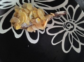 step4: 最後裹上杏仁片