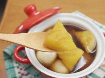 step7: 好軟嫩的地瓜呀^^b 地瓜又甜又香~~~yummy!!