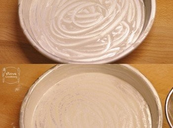 step5: 趁粉團冷凍期間, 在撻模上抹上牛油及灑上少許麵粉, 放入雪櫃(下格)備用