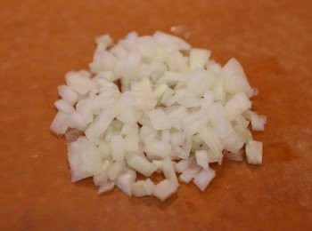step2: 洋蔥切粒