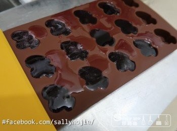 step6: 雪至硬即可脫模