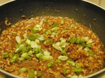 step5: 待湯汁差不多收乾水，灑上葱花即成！