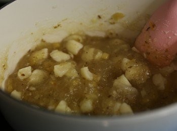 step5: 再加入糖桂花及粟米油