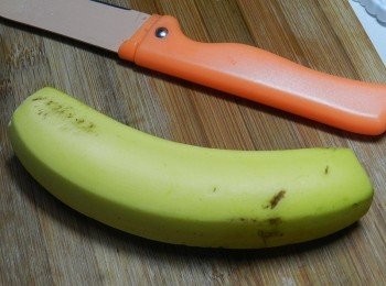 step3: 香蕉去頭去尾