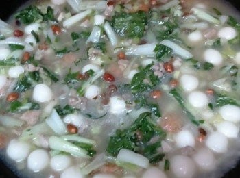 step10: 倒入所有炒好的材料煮滾，加入少許粗鹽調味即可