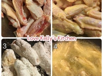 step1: 用剪骨交剪將<a href="https://bit.ly/3zHU5V3" target="_blank" data-keyword="雞翼" class="guide-link"><strong>雞翼</strong></a> <span style="display:inline-block;vertical-align:middle;margin-top:-3px;color:initial;border-radius:3px;padding:2px 3px;font-size:12px;line-height:14px;background:#87d300;color:#fff;">即買</span> 1開2，用<span class="group_2">調味料</span>醃1-2小時；