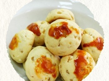 step5: 金黃色香脆的地瓜晶晶球就出爐啦~