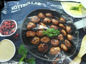 step1: IKEA急凍瑞士肉丸