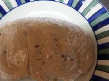 step4: 待涼後加入糯米粉揉成麵糰狀~此時糯米粉可略為增減