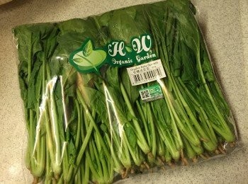 step1: 先準備安田有機菠菜