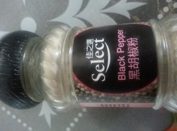 step6: 加入1茶匙黑胡椒


ps:隨個人口味作加減