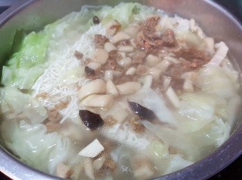 step26: 如果餡料有多可留作煮麵亦可