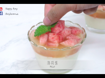 step8: 最後放上薄荷葉，完成。