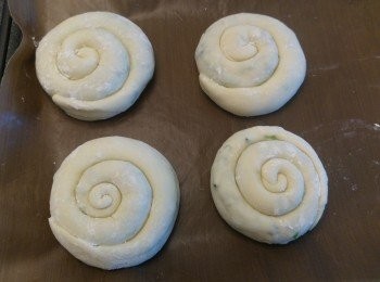 step8: 做型後發酵15分鐘。