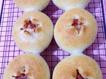 step6: 剪囗，噴水，200度約20分鐘。