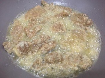 step15: 以中火半煎炸至金黃色