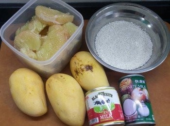 step1: 柚子拆肉備用