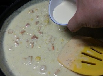 step18: 最後加入忌廉拌勻即可