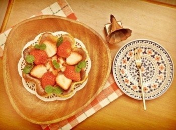 step6: 草莓巧克力起士蛋糕簡單完成❤是不是很簡單呀^^