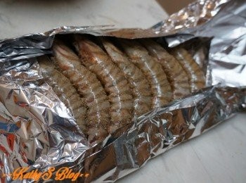 step6: 之後就用錫紙包好~