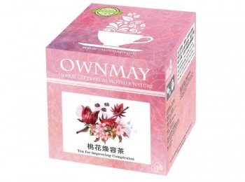 step11: 如果不想麻煩整甜品，也可以嘗試ownmay出品的桃花煥容茶 - 
本茶能美容養顏，對於內分泌失調導致的膚色晦暗，有很好療效，更能夠活血化瘀，有助於平衡激素。