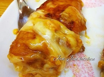 step3: 最好享用前才準備這個拉絲。