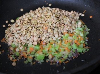 step3: 加入綠蘭豆同炒