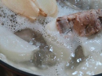 step4: 把泡沫撈起