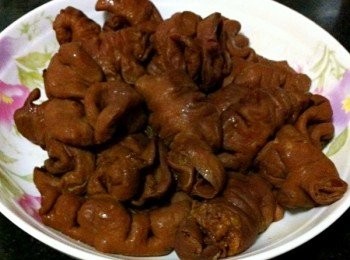 step7: 完成！（老抽加多了點，顏色有點深，但也不影響口感）