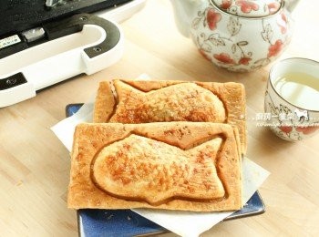 step9: 但老實說我還是覺得萬惡的可頌鯛魚燒版本比較好吃:p