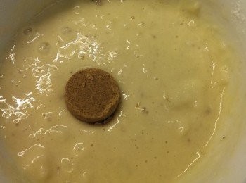 step2: 混入一顆牛頭咖哩塊