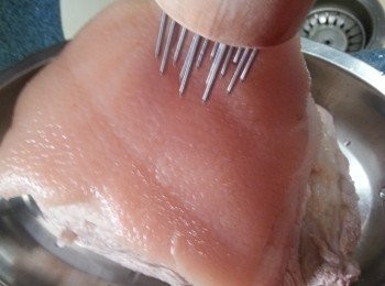 step4: 用义將皮刺孔