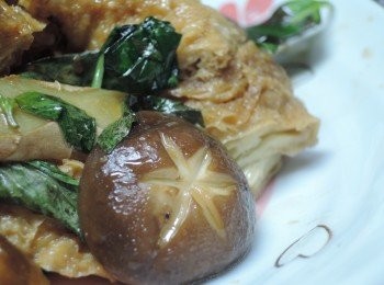 step6: 氣味十足的三杯豆包，會讓你多吃幾口飯喔!!! (喜歡湯汁的朋友，調味料可以加量)