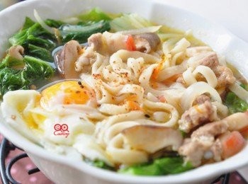 step13: 熱騰騰的隨意麵，開動享用!