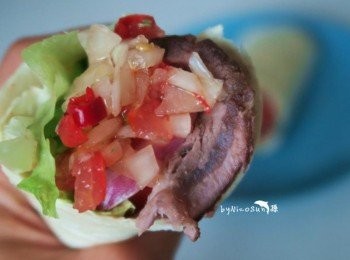 step8: 配上自製莎莎醬