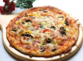 step17: 香Q的麵皮,加上豐富的餡料,乳酪還會拉絲喔~