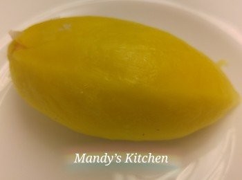 step4: 掃上蜜糖後再用爐温250度焗5分鐘即完成。