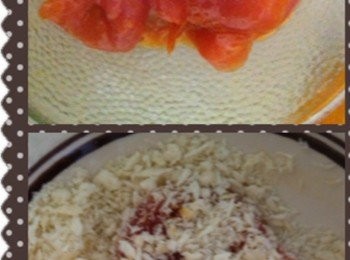 step1: 將腰梅肉洗淨切片，加入所有醃料放冰箱醃製3小時。